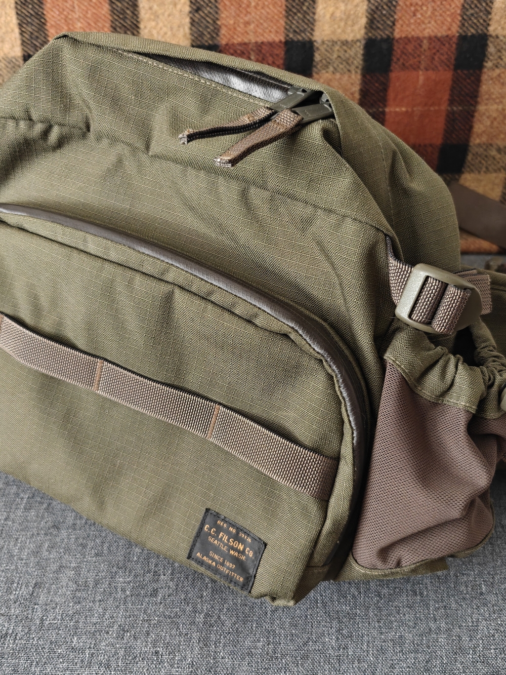 Filson Ripstop Nylon Waist Pack | Surplus Green